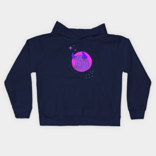 zodiac sign of Taurus Purple design Horoscope Kids Hoodie